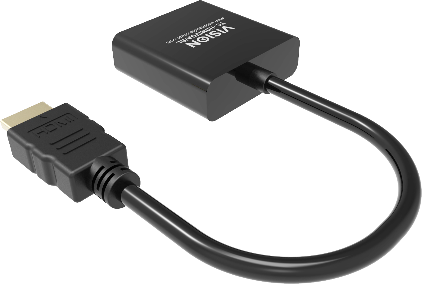 Vision Black HDMI to VGA Adaptor