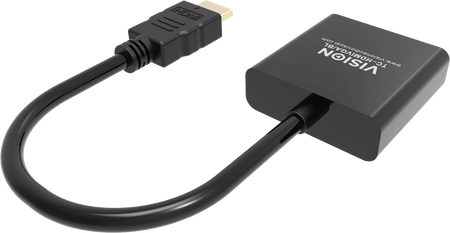 Vision Black HDMI to VGA Adaptor