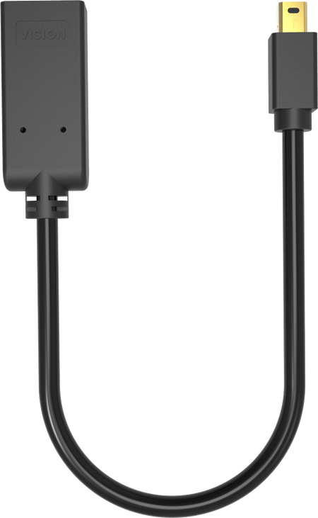 Vision Black Mini-DisplayPort to HDMI Adaptor