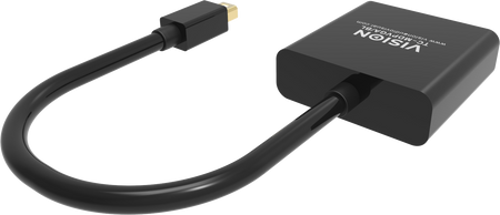 Vision Black Mini-DisplayPort to VGA Adaptor
