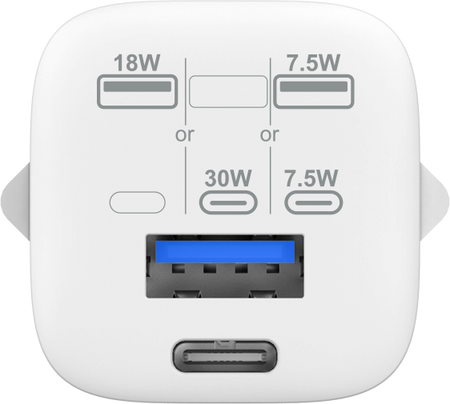 Vision USB A and C Charger with EU Plug