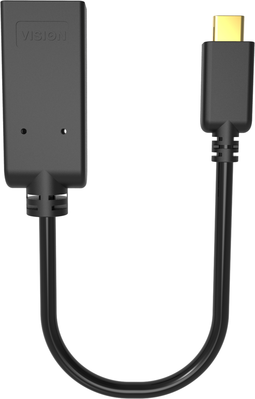 Vision Black USB-C to 8K HDMI Adaptor