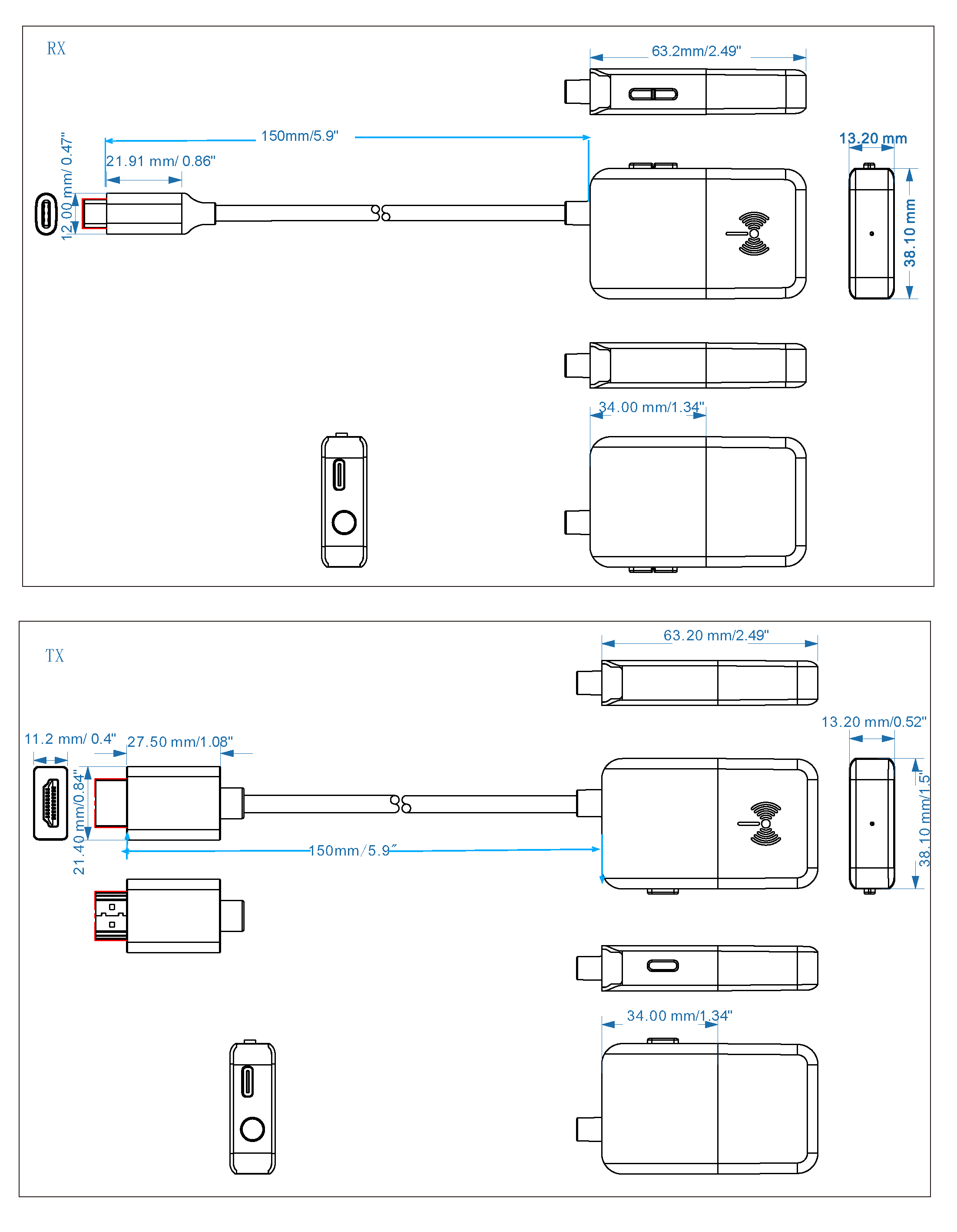 Vision Wireless HDMI Display Presentation Set