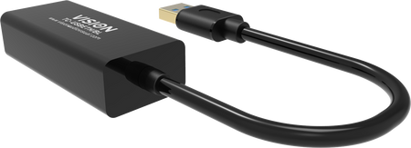Vision Black USB 3.0 to Ethernet Adaptor
