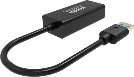 Vision Black USB 3.0 to Ethernet Adaptor