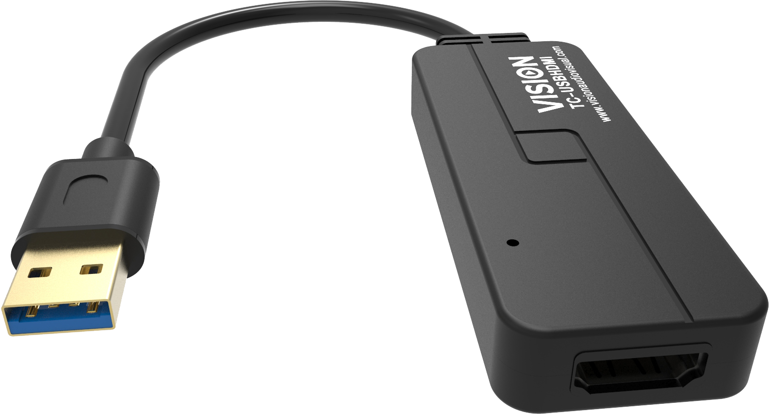 Vision Black USB 3.0 to HDMI Adaptor