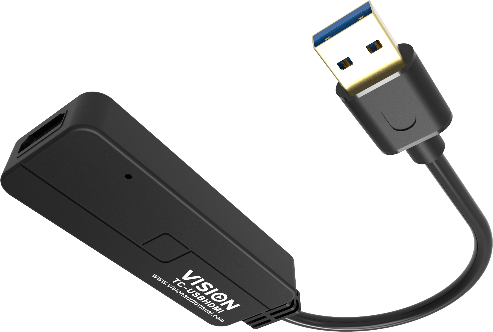 Vision Black USB 3.0 to HDMI Adaptor