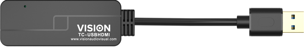 Vision Black USB 3.0 to HDMI Adaptor