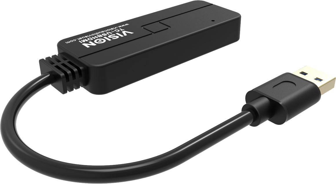 Vision Black USB 3.0 to HDMI Adaptor