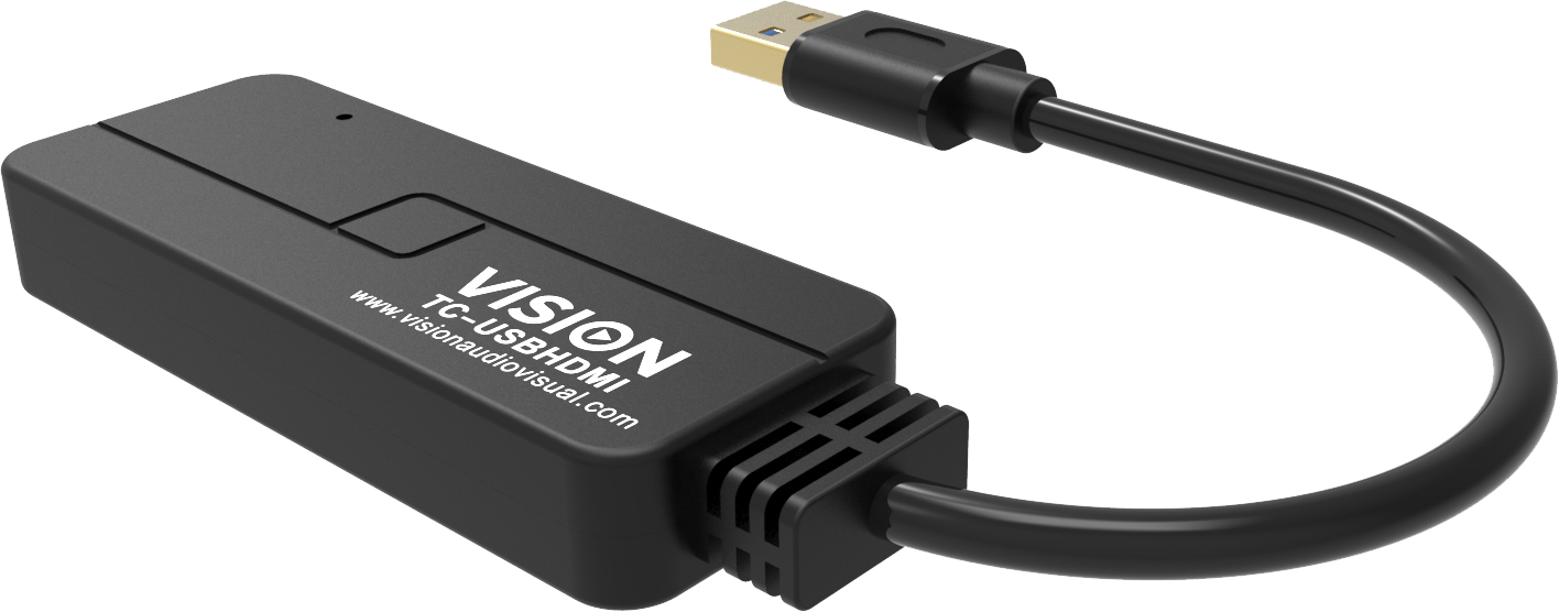 Vision Black USB 3.0 to HDMI Adaptor