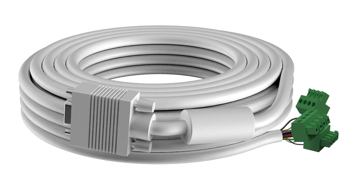 Vision White VGA to Phoenix Cable 5m (16 ft)