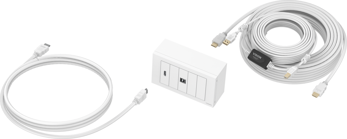 Vision 4K Techconnect Faceplate Pack 10m