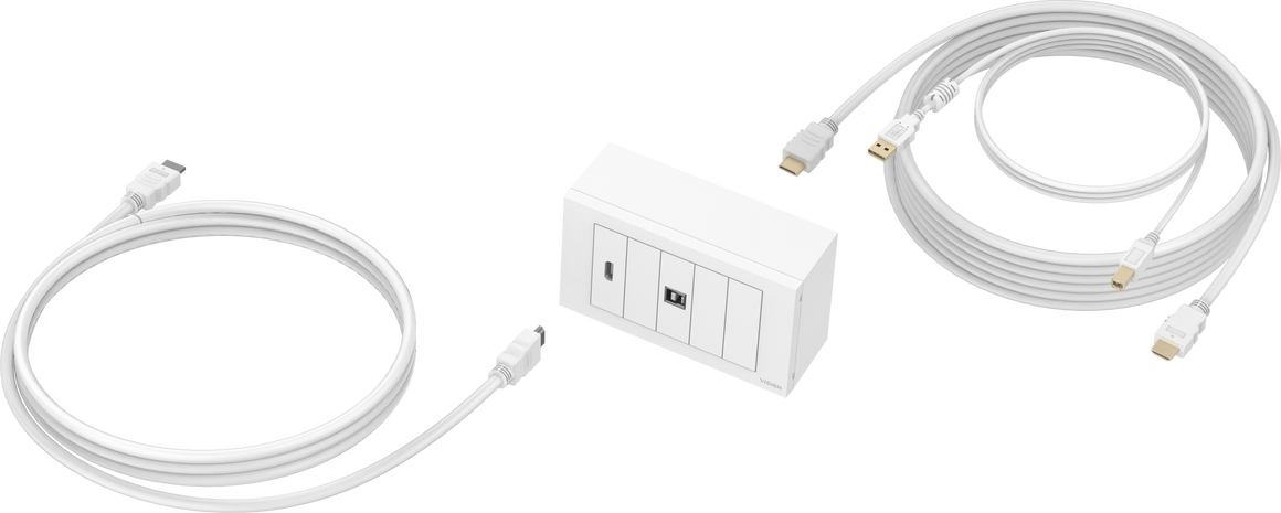 Vision 4K Techconnect Faceplate Pack 5m