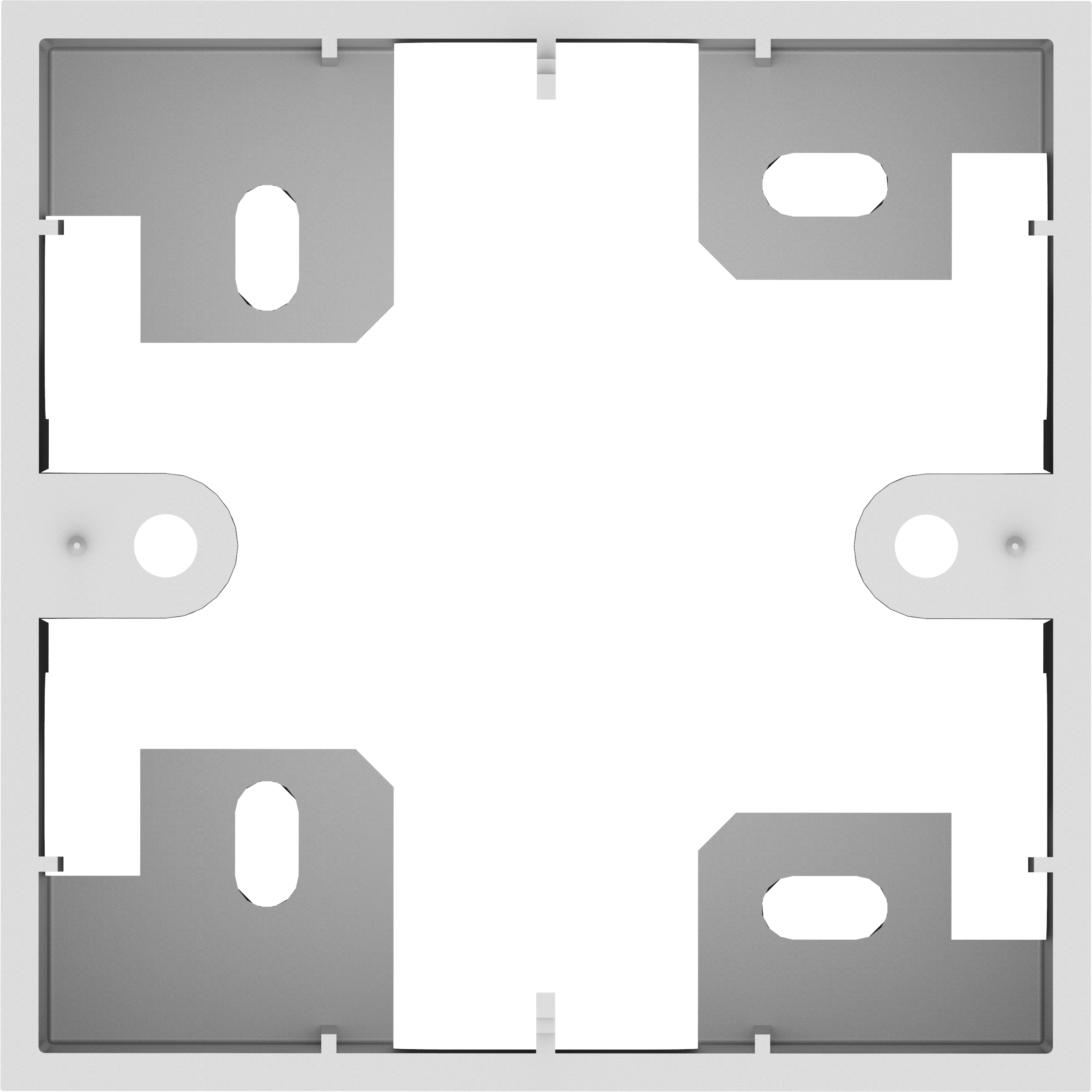 Vision TC3 UK 1-Gang Surface-Mount Backbox