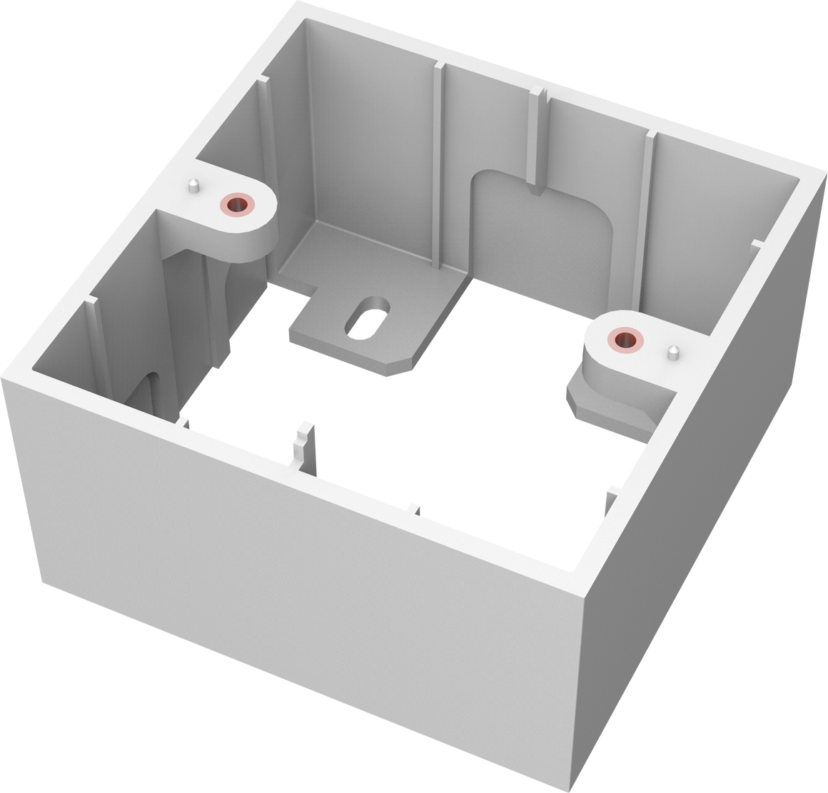 Vision TC3 UK 1-Gang Surface-Mount Backbox