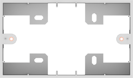 Vision TC3 UK 2-Gang Surface-Mount Backbox