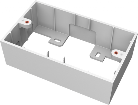 Vision TC3 UK 2-Gang Surface-Mount Backbox