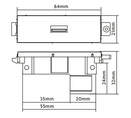 Vision TC3 USB-A to USB-B Module