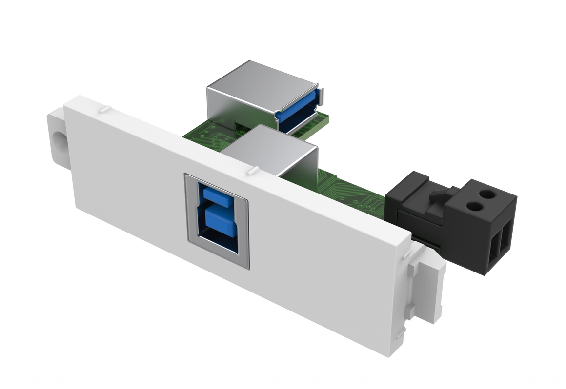 Vision TC3 USB-B to USB-A Module with active booster circuit