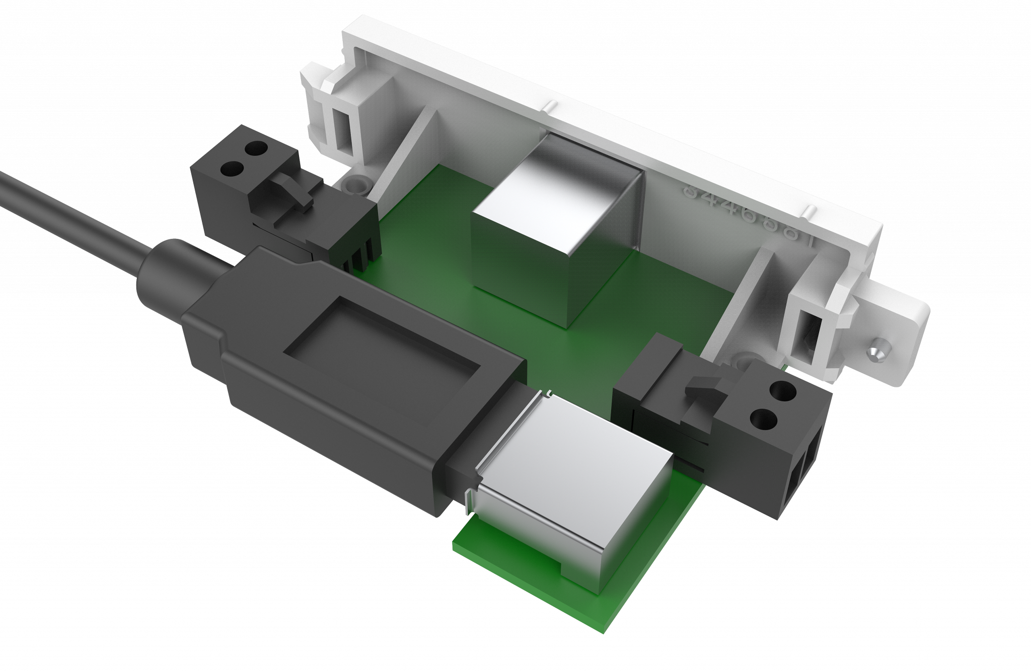 Vision TC3 USB-B to USB-A Module with active booster circuit