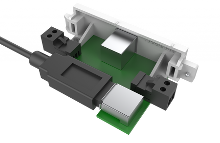 Vision TC3 USB-B to USB-A Module with active booster circuit