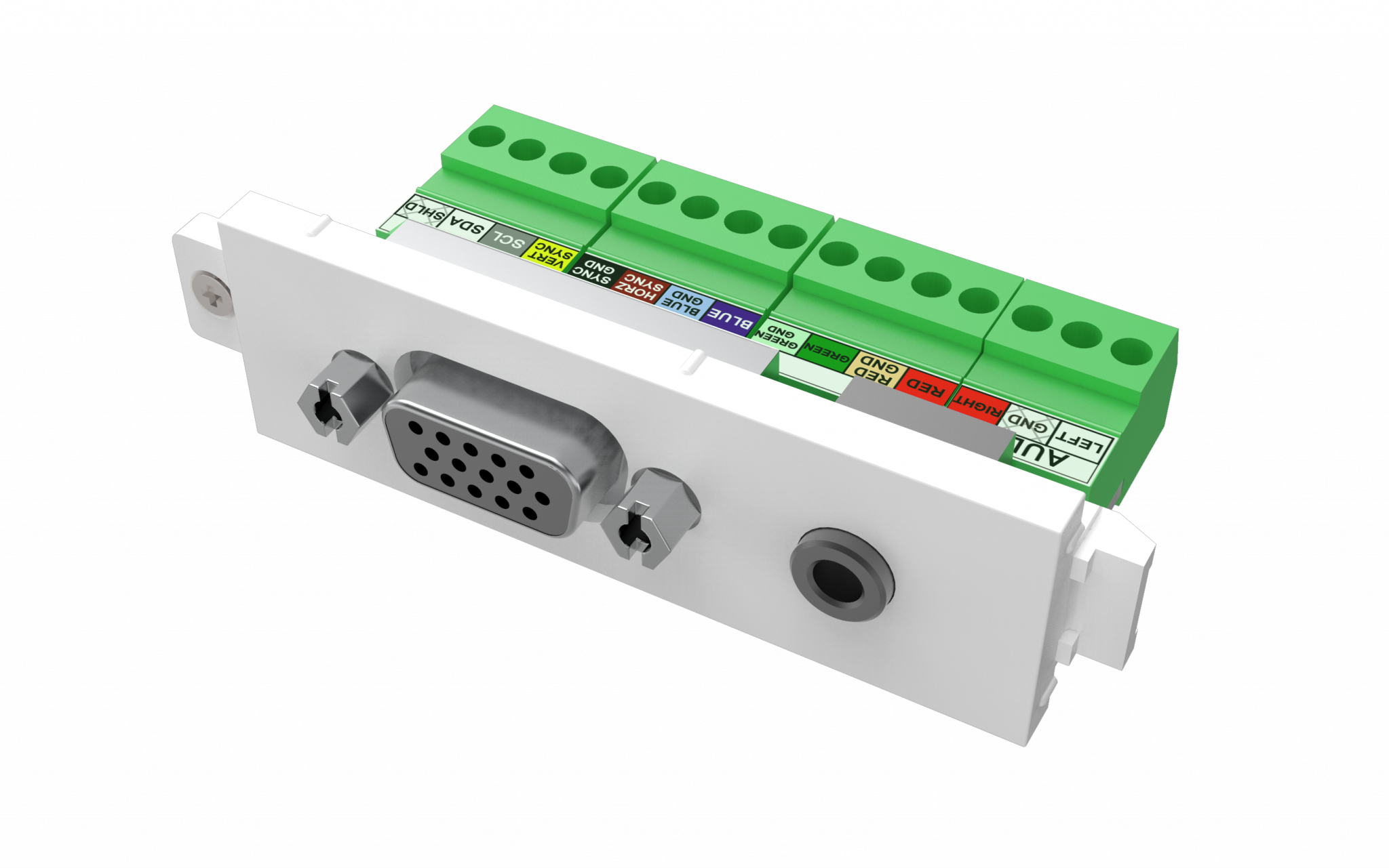 Vision TC3 VGA and Audio Module (phoenix on rear)