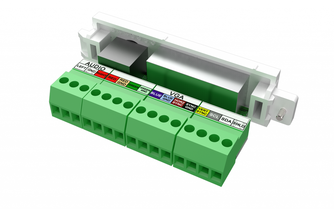 Vision TC3 VGA and Audio Module (phoenix on rear)