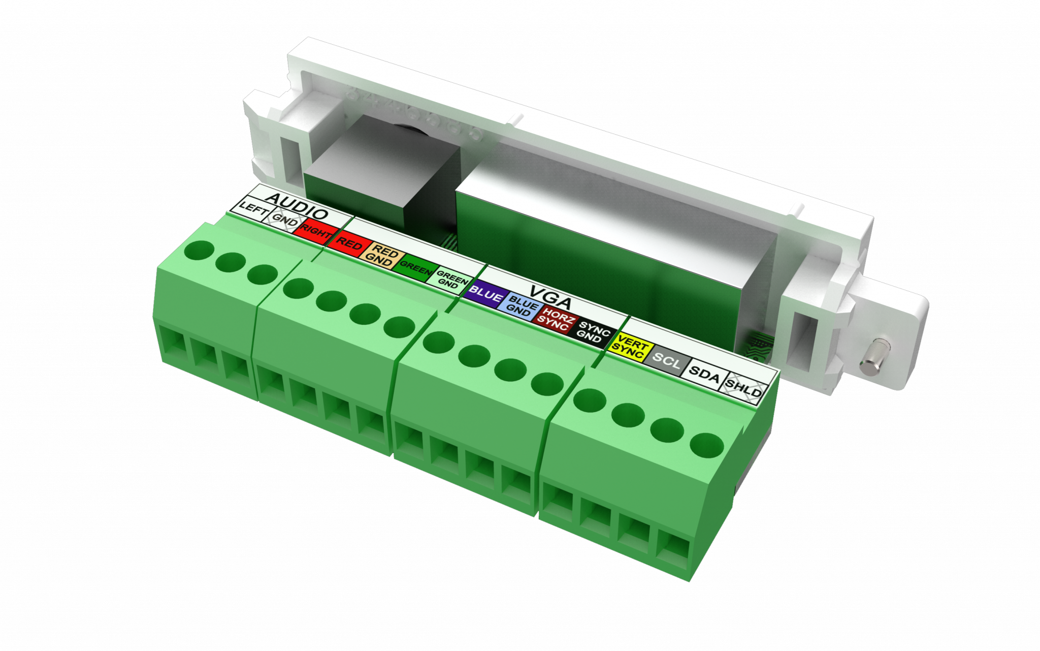Vision TC3 VGA and Audio Module (phoenix on rear)