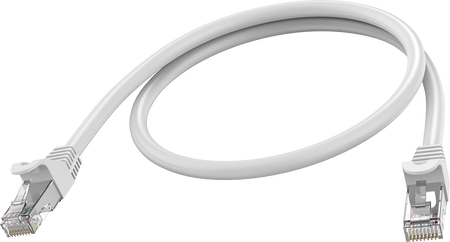 Vision White CAT6A Cable 0.5m