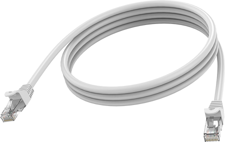 Vision White CAT6A Cable 1m