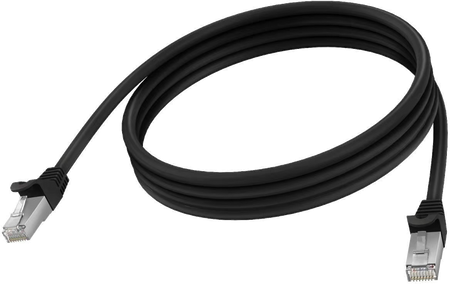 Vision Black CAT6A Cable 2m