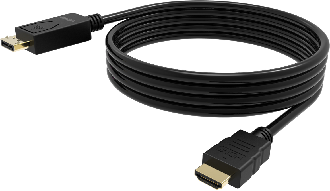Vision Black DisplayPort to HDMI 8K cable 2m