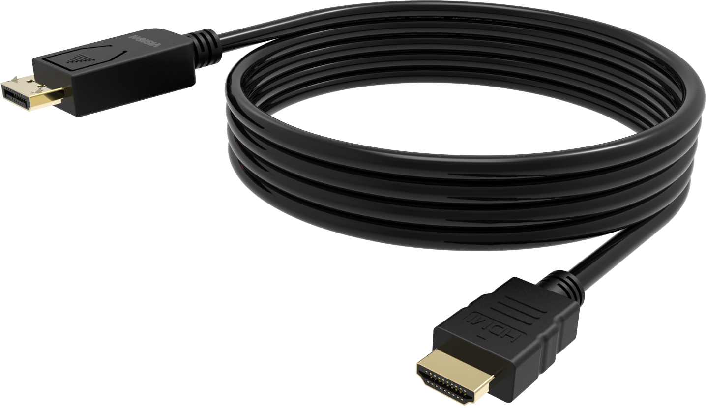 Vision Black DisplayPort to HDMI 8K cable 2m