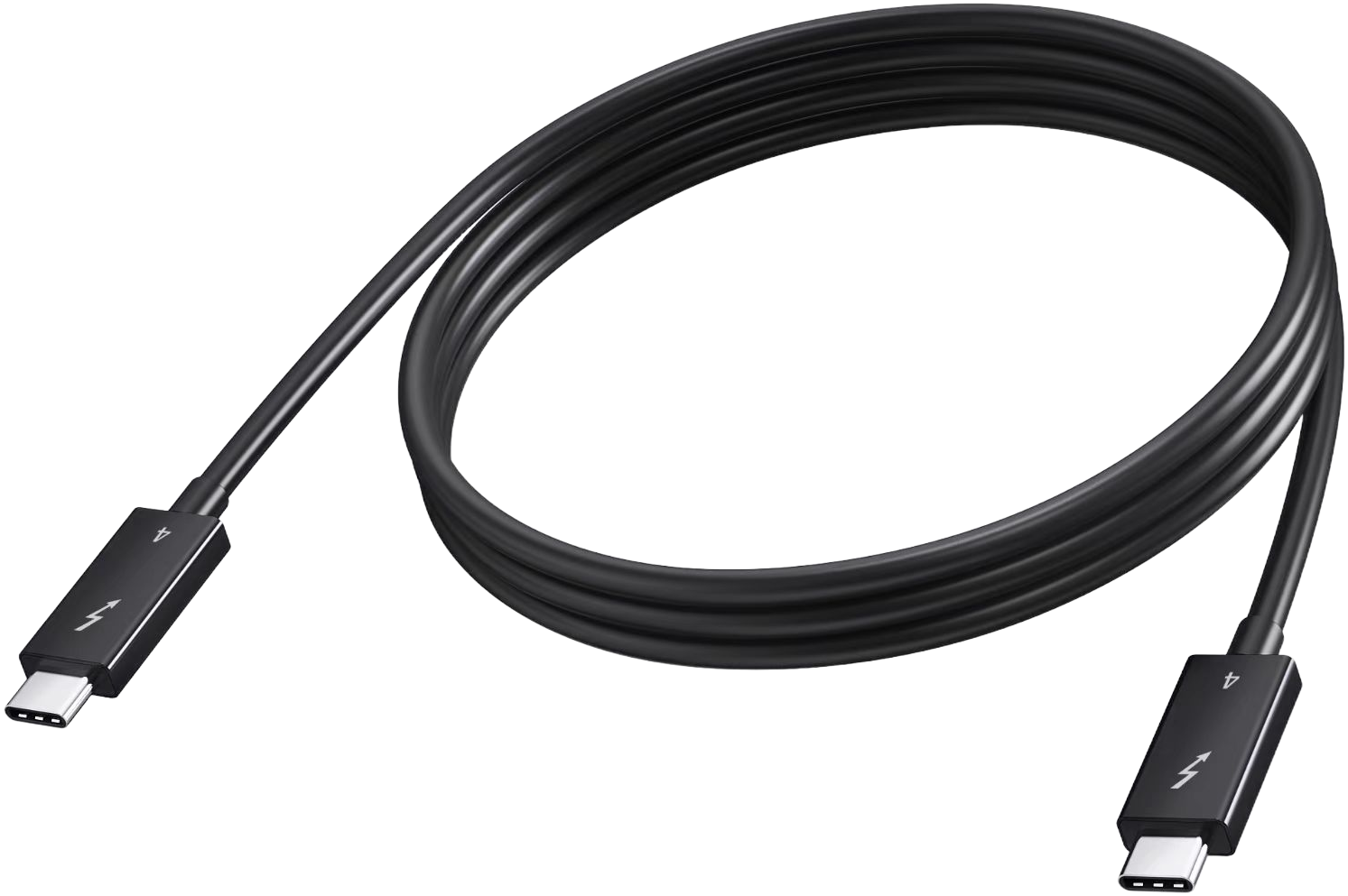 Vision 2m Black USB-C Thunderbolt 4 Cable
