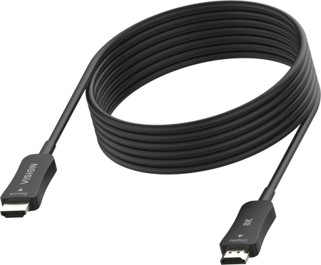 Vision Black HDMI Optical Cable 8K 30m