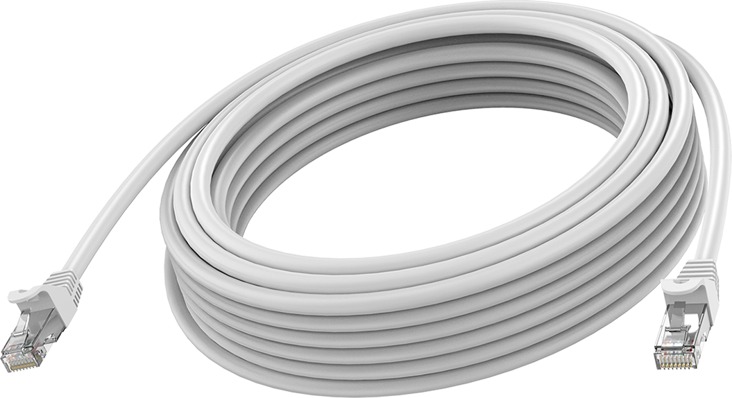 Vision White CAT6A Cable 3m