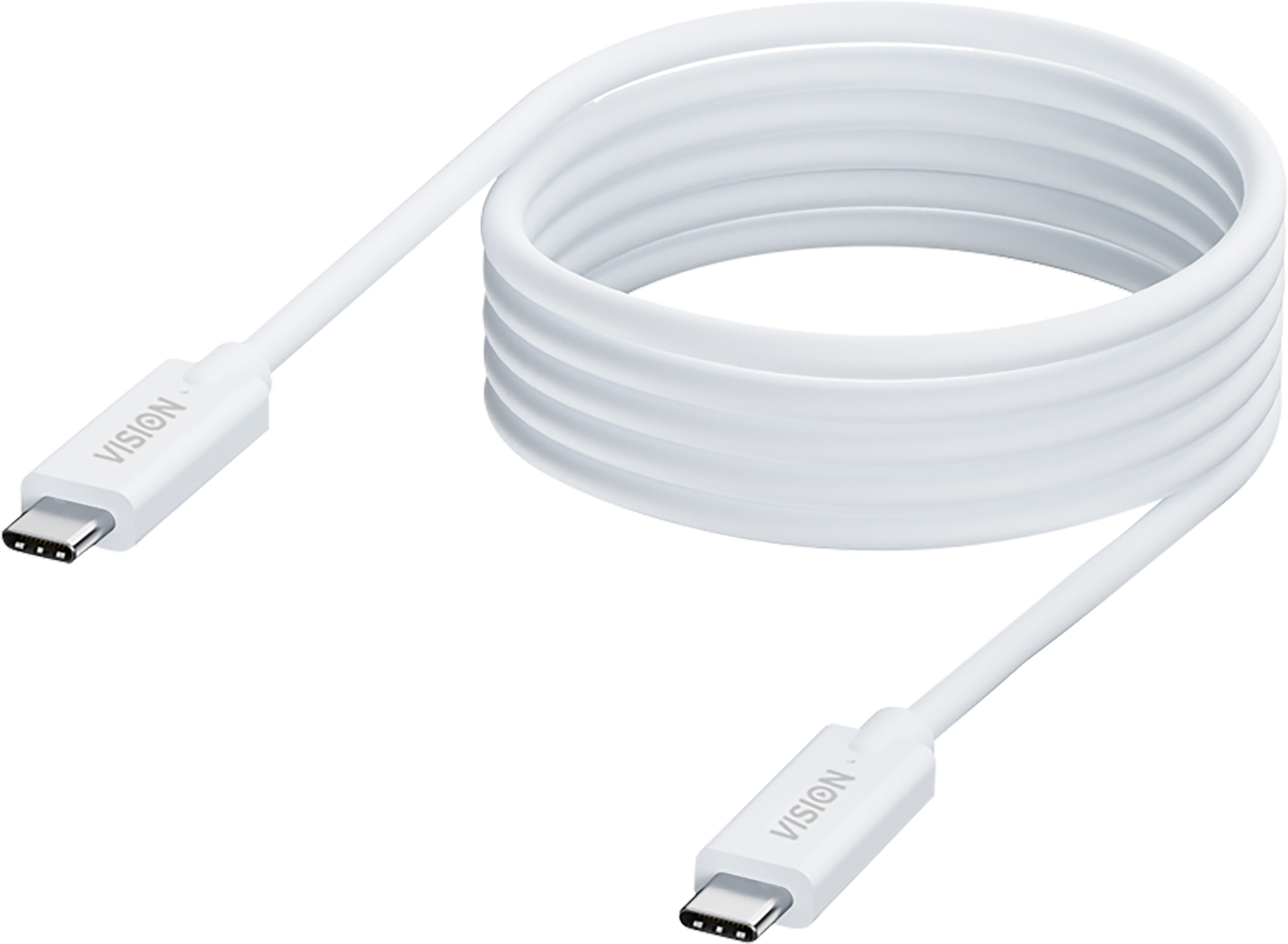 Vision White USB-C Cable 4m (13ft)
