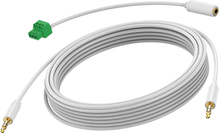 Vision White Minijack Cable 5m (16ft)