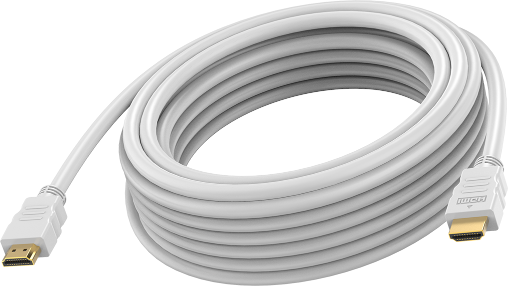 Vision White HDMI Cable 8K 5m