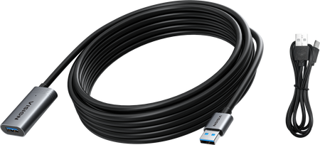 Vision Black USB 3.0 Active Extension Cable 5 m