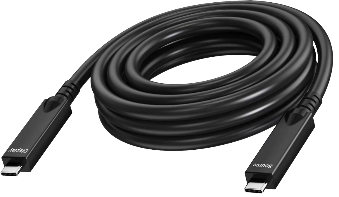 Vision Black USB-C Cable 7m