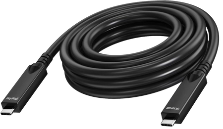 Vision Black USB-C Cable 7m