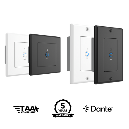 Turtle_AV_Dante_Bluetooth_Wallplate