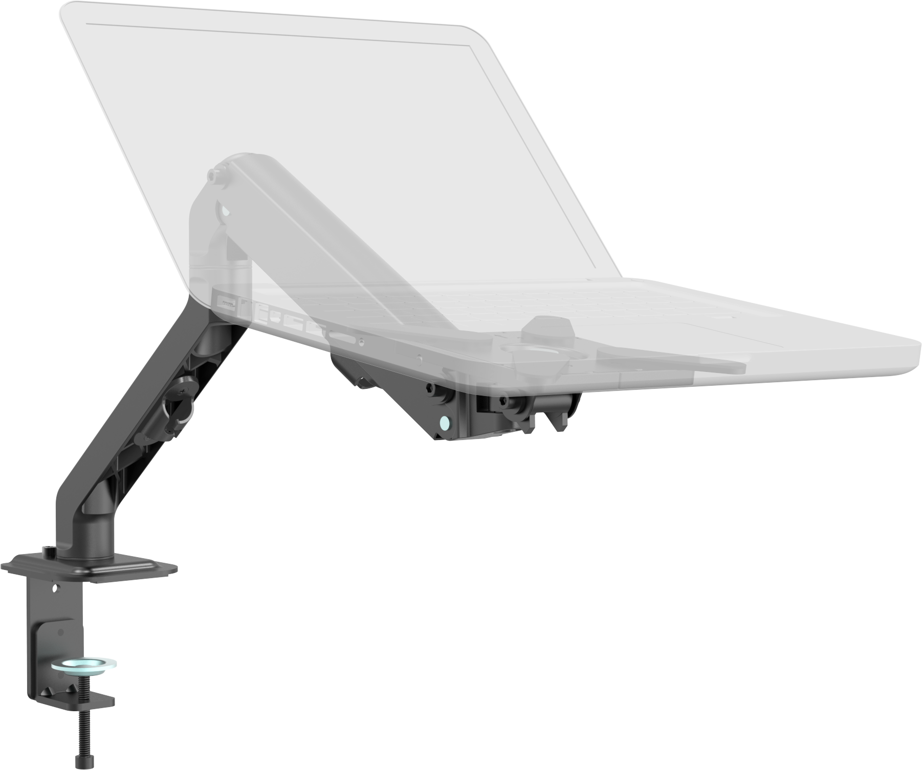 Vision Black Monitor Desk Arm 100×100