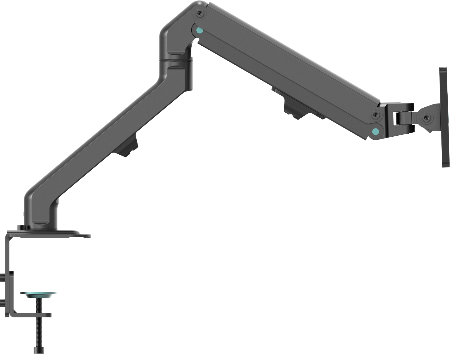Vision Black Monitor Desk Arm 100×100