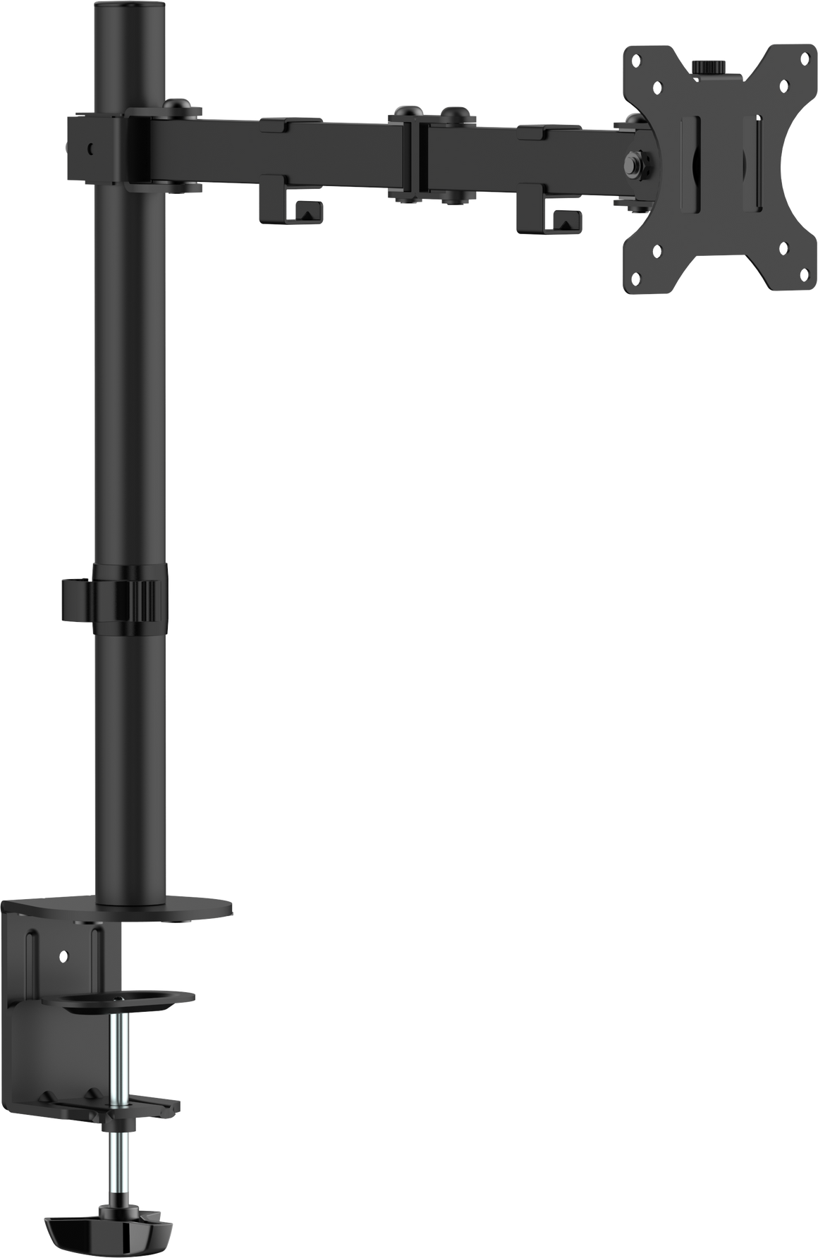 Vision Black Monitor Desk Post 100×100