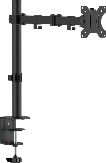 Vision Black Monitor Desk Post 100×100