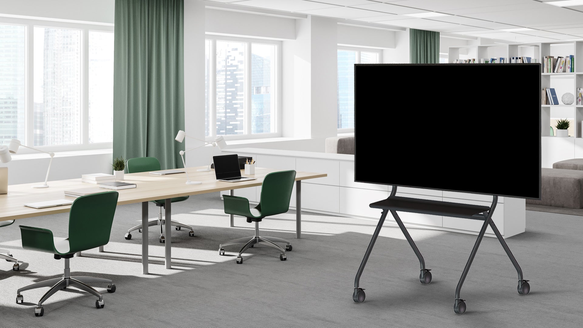 Vision Display Easel-Style Trolley 100kg