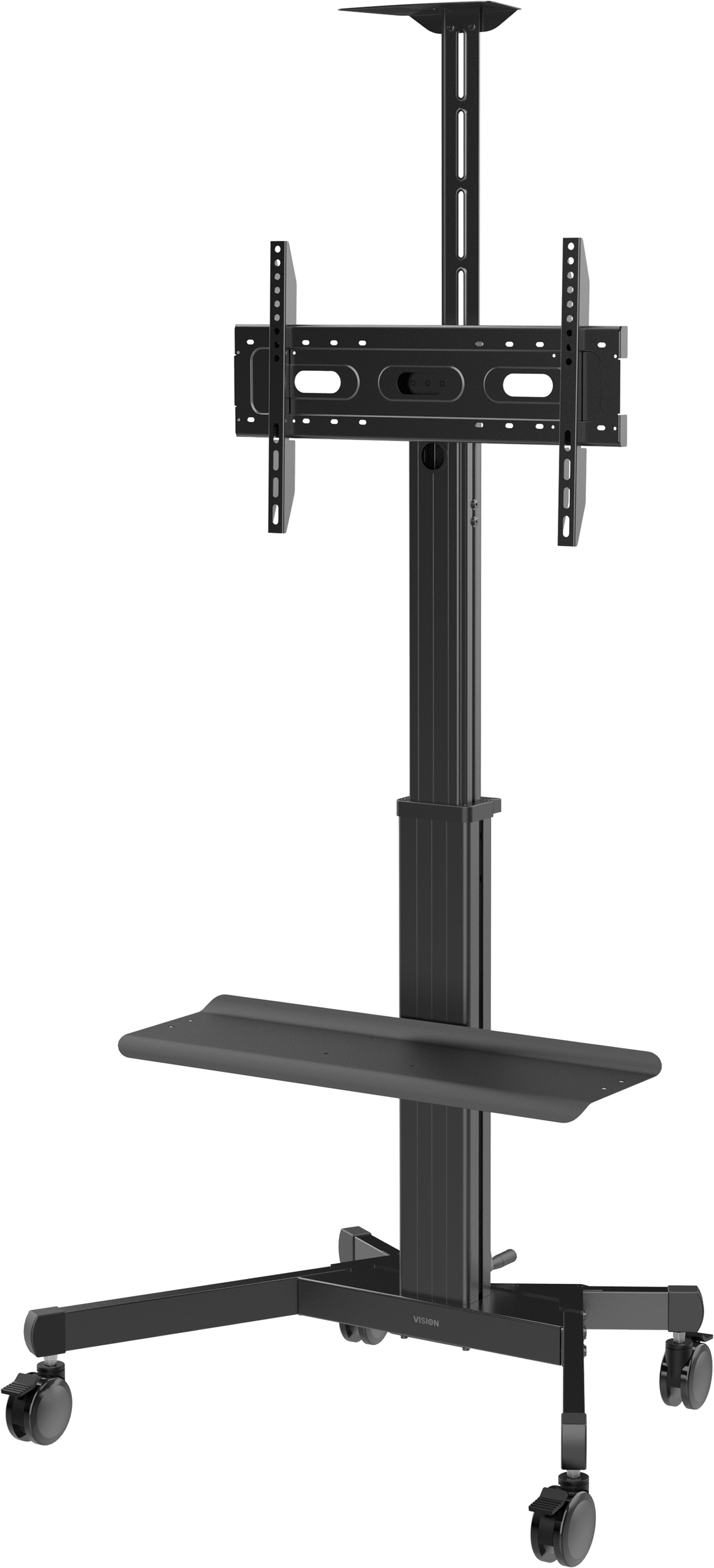 Vision Height-Adjustable Aluminium Display Cart 60 kg