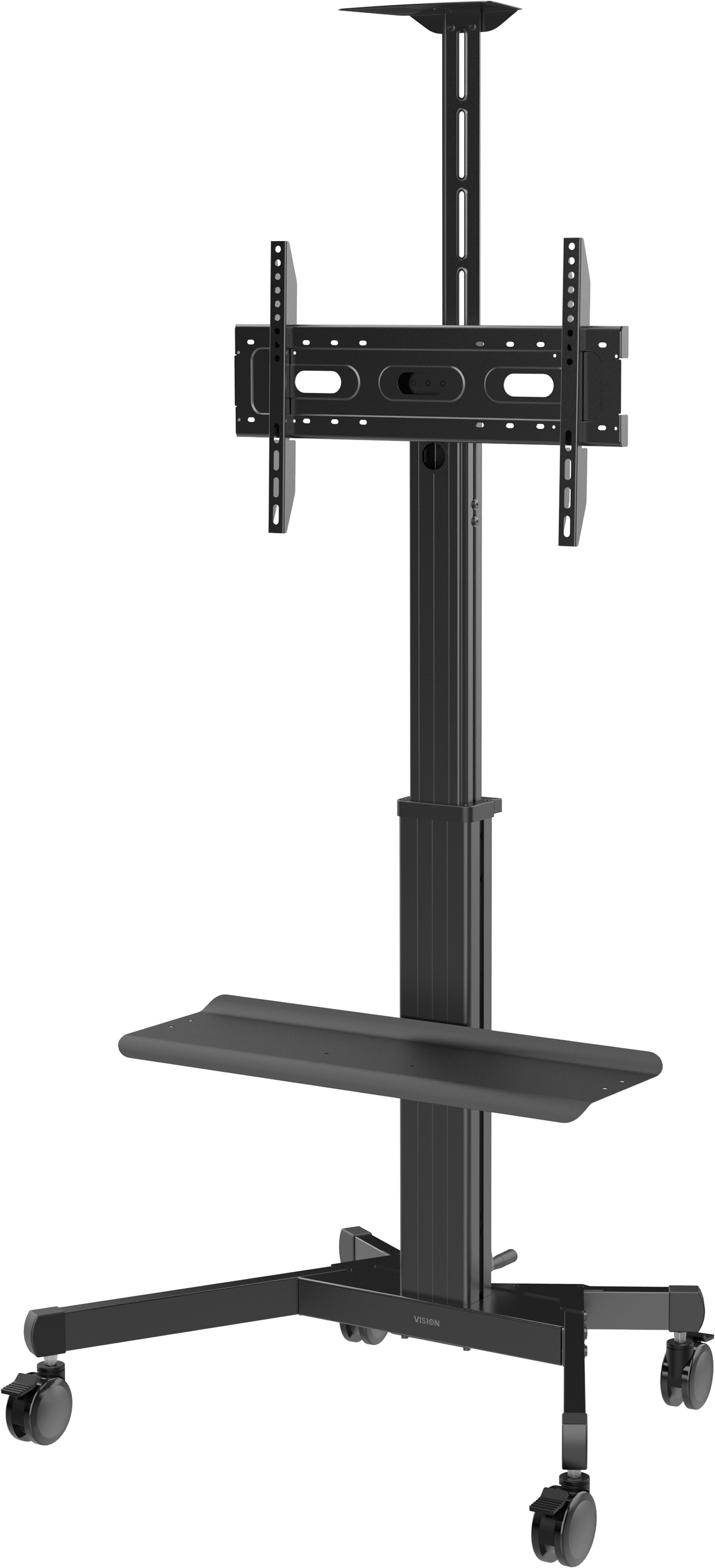 Vision Height-Adjustable Aluminium Display Cart 60 kg